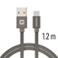 Изображение Swissten Textile Universal Quick Charge 3.1 USB-C Data and Charging Cable 1.2m