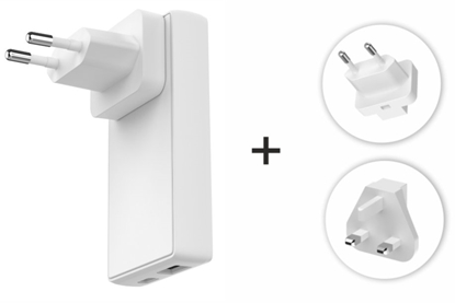 Picture of Swissten Travel Charger GaN USB-C / USB 65W