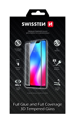 Picture of Swissten Ultra Durable Full Face Tempered Glass Apple iPhone 12 PRO MAX Black