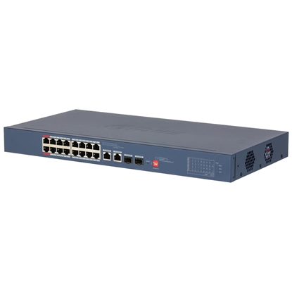 Picture of Switch|DAHUA|DH-CS4218-16ET-190|Type L2|PoE ports 16|190 Watts|CS4218-16ET-190