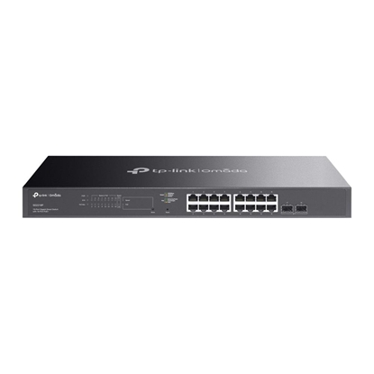 Attēls no Switch|TP-LINK|Omada|SG2218P|Desktop/pedestal|16x10Base-T / 100Base-TX / 1000Base-T|2xSFP|PoE+ ports 16|150 Watts|SG2218P