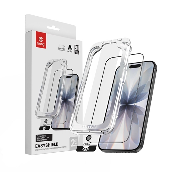 Picture of Szkło hartowane EasyShield 2-Pack - iPhone 17 / iPhone 17 Pro / iPhone 16 Pro (2 sztuki)