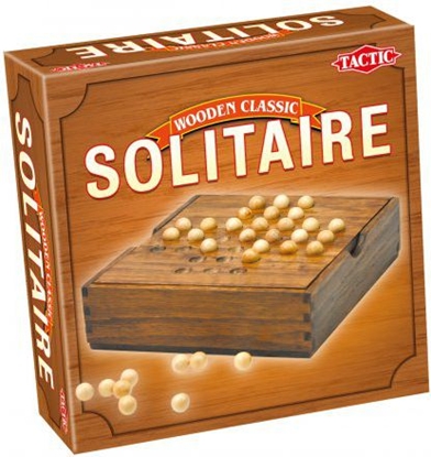 Picture of Tactic Wooden Classic Solitaire - 14025