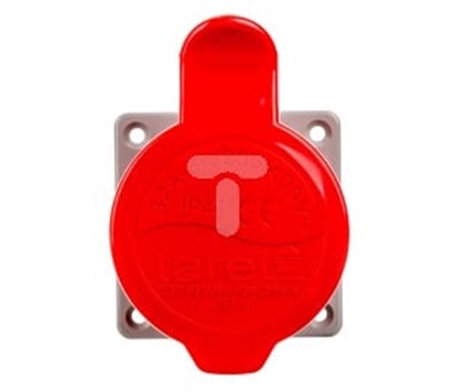 Изображение Tarel Gniazdo izolacyjne tablicowe 5P 32A 400V czerwone IP44