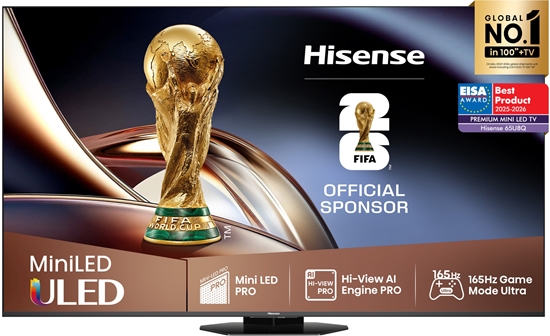 Изображение TV Set|HISENSE|65 "|4K Ultra HD|3840 x 2160 pixels|Flat|16:9|ULED|65U8Q