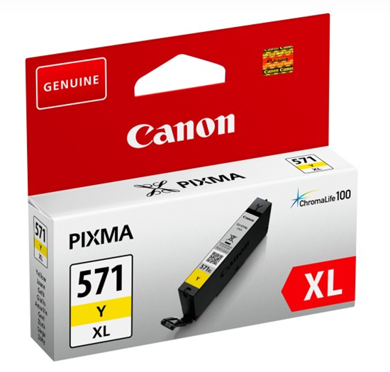 Picture of Tintes kārtridžs Canon CLI-571XL Yellow