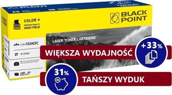 Picture of Toner Black Point LCBPH532ACFY Yellow Zamiennik 205A (BLHCF532AY)