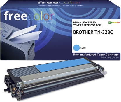 Picture of Toner Freecolor Toner Brother TN-328C cyan 6000 stron remanufactured