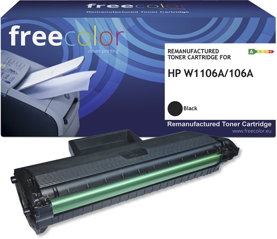 Изображение Toner Freecolor Toner HP 106A (W1106A) black 3000 stron remanufactured