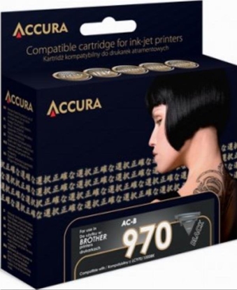 Attēls no Tusz Accura Accura ink Brother (LC970/1000BK) zamiennik XL