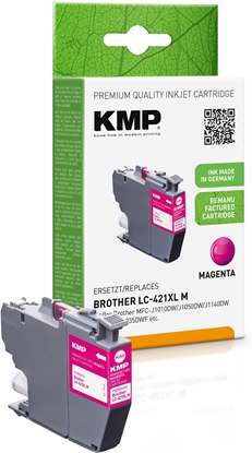 Picture of Tusz Brother KMP wkad MFC-J1010DW LC421XLM magenta 500S 7ml remanufactured