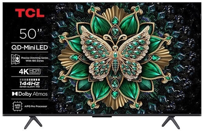 Attēls no TV Set|TCL|50 "|4K Ultra HD|3840 x 2160 pixels|Flat|QD-Mini LED|50C61K