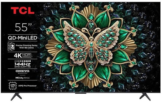Picture of TV Set|TCL|55 "|4K Ultra HD|3840 x 2160 pixels|Flat|QD-Mini LED|55C61K