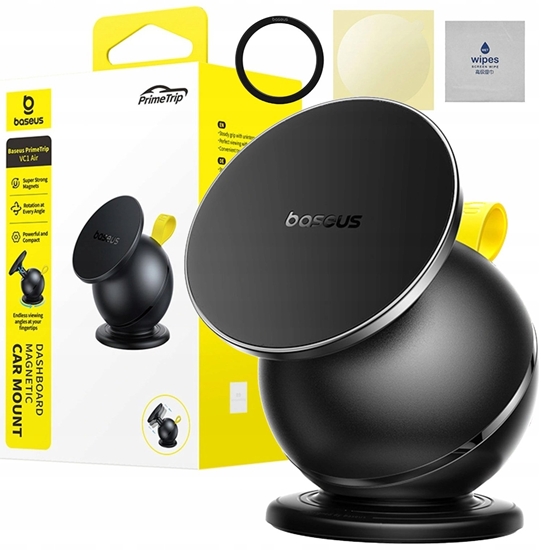Picture of Uchwyt magnetyczny Baseus PrimeTrip VC1 Air na desk rozdzielcz kompatybilny z MagSafe - czarny