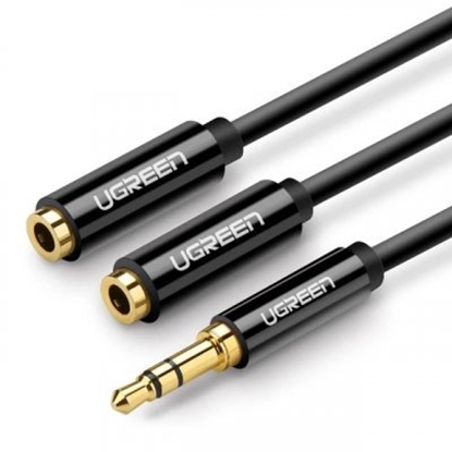 Attēls no UGREEN 20816 AUX Stereo Splitter 3.5mm / 0.25m