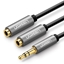 Attēls no Ugreen Audio splitter 3.5 mm Dual‑Headphone 20cm