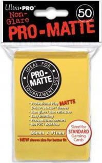 Picture of Ultra-Pro ULTRA-PRO Deck Protector - Pro-Matte Non-Glare Yellow (óte) 50 szt.