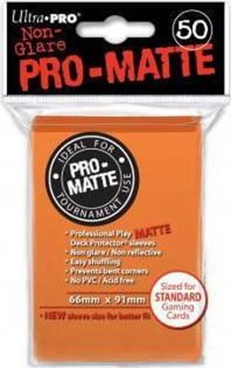 Attēls no Ultra-Pro ULTRA-PRO Deck Protector - Pro-Matte Non-Glare Orange (Pomaraczowe) 50 szt.