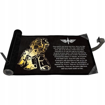 Attēls no Ultra-Pro: Warhammer 40,000 - Dice Scroll - Space Marines - Adeptus Astartes (Premium Foil)