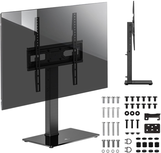 Изображение Uniwersalny stojak do TV Maclean, na szafk RTV, podstawka, max.  40kg, max. VESA 400x400, regulacja wysokoci i kta, dla TV 32