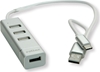 Picture of USB2.0 TypeA 4portu HUB, Type A+C, Roline
