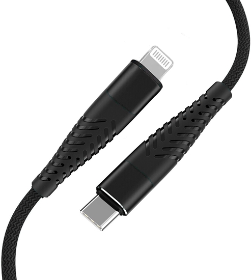 Picture of USB-C to Lightning 30W Black FUSULIGH15BK (4752243043530)