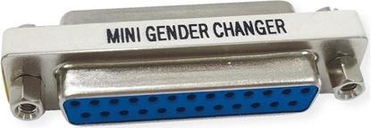 Attēls no Value Mini Gender Changer, 25-pin F - F