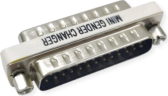 Изображение Value Mini Gender Changer, 25-pin M - M
