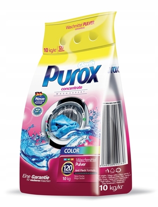 Attēls no Veļas pulveris PUROX Color, Eco, 142 mazg. reiz., 10kg