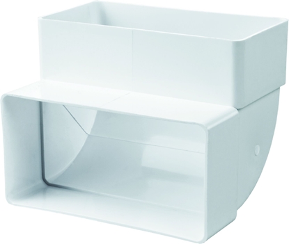 Picture of Vents Kolanko wentylacyjne pionowe 90° 110 x 54mm (060)