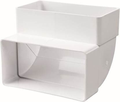 Picture of Vents Kolano pionowe 90° biae 120 x 60mm (460)