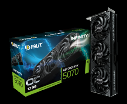 Attēls no Videokarte Palit GeForce RTX 5070 Infinity 3 12GB GDDR7