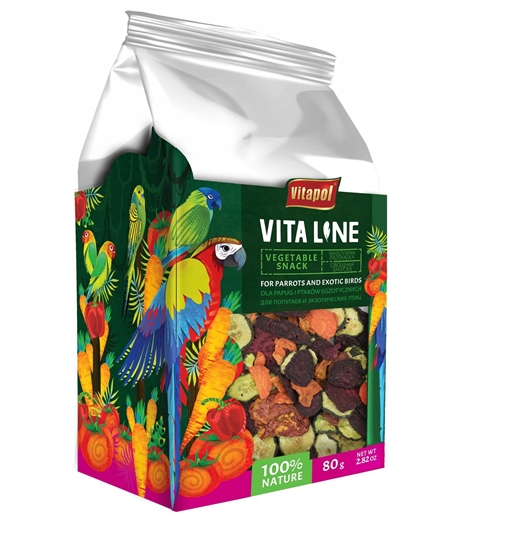Picture of Vitaline Warzywna przekska dla papug i ptaków egzotycznych 80g, 4szt/disp