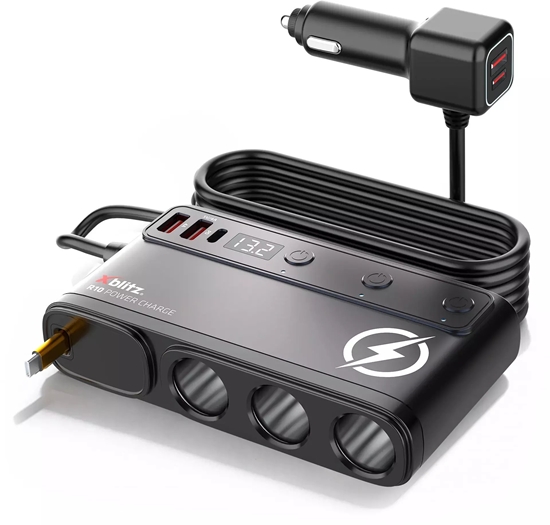 Изображение Xblitz R10 Power Charge rozdzielacz samochodowy 12/24V