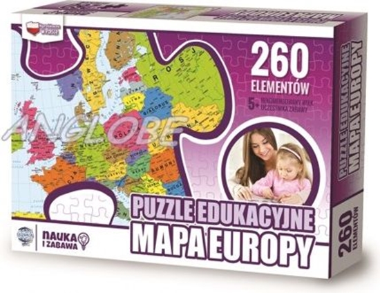 Picture of Zachem Puzzle Edukacyjne 260 elementów. Mapa Europy (ZACH0064)