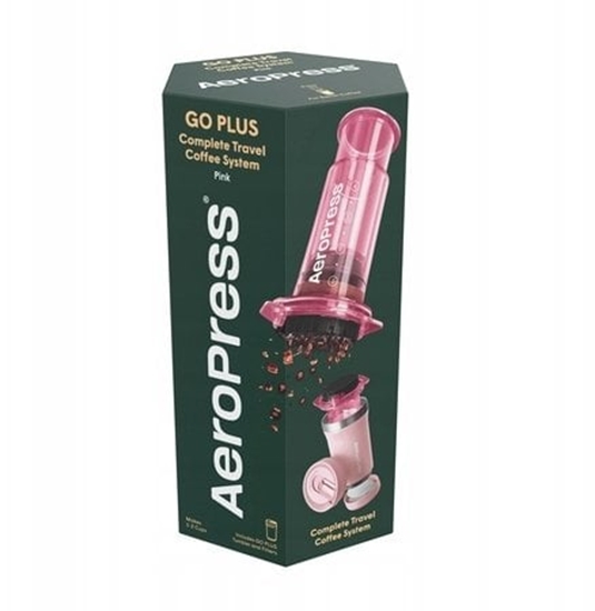 Изображение Zaparzacz do kawy AeroPress Go Plus - Róowy