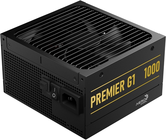 Изображение Zasilacz Aerocool Premier G1 80 PLUS Gold zasilacz, PCIe 5.1, ATX 3.1 - 1000 Watt, czarny