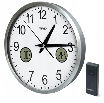Attēls no Zegar cienny z termometrem METEO ZP31