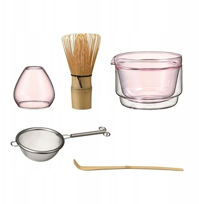 Изображение Zestaw do matchy Hario Matcha Tea Gift Set - Róowy