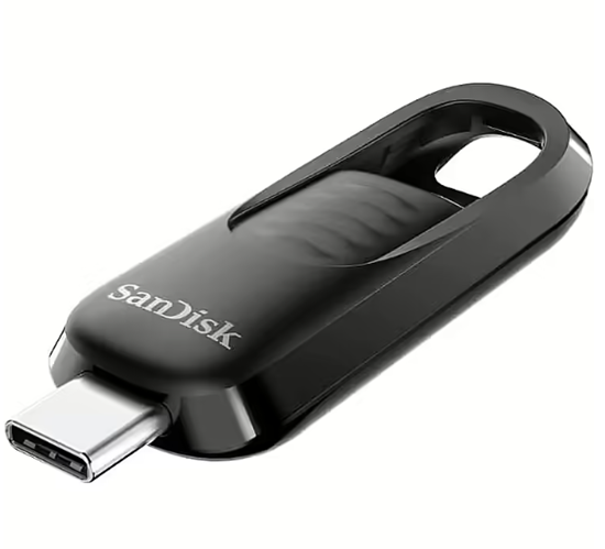 Picture of Zibatmiņa SanDisk Ultra Slider USB Type-C + USB-A 256GB Black