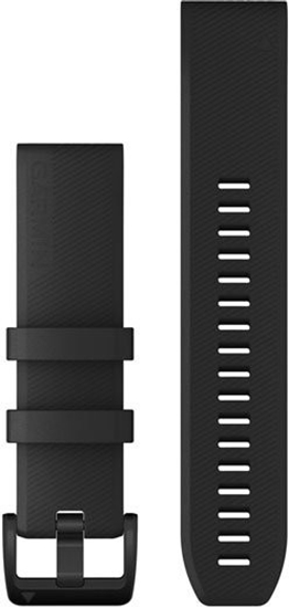 Picture of Garmin QuickFit 22mm Watch Strap Silicone with Stainless Steel Buckle for Garmin Watches / black