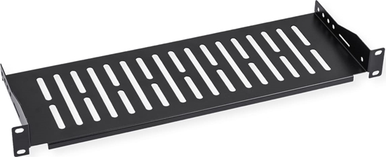 Picture of 19"- shelf, 485x150mm, max.10kg, 1U, black, Value