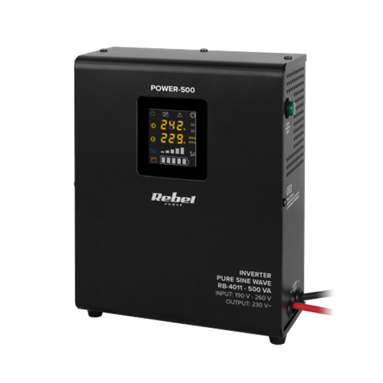 Picture of 300W, Tīras Sinusoīdas Invertors - UPS, Rezerves Elektrība Apkures Sistēmām, var montēt pie sienas