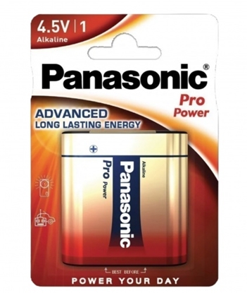 Picture of 4.5V 3R12 baterija Panasonic PRO POWER Alkaline  iepakojumā 1 gb.