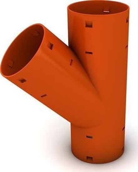 Picture of ACO TRÓJNIK DRENARSKI 80/80 45 STOPNI [jm.SZT] - HP/A022-9