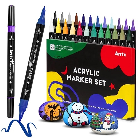 Picture of Acrylic Marker Pens ARRTX, 24 Colours