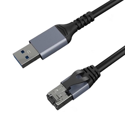 Picture of Adapter Cable CAT6 UTP, USB3.0 Type-A to RJ45, 3m