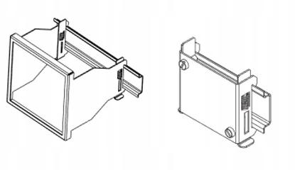Picture of Adapter na szyn 5:otwór 45x45mm 00:wykonanie standardowe ATS