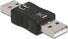 Picture of Adapteris  USB-AM - USB-AM, melns, Delock