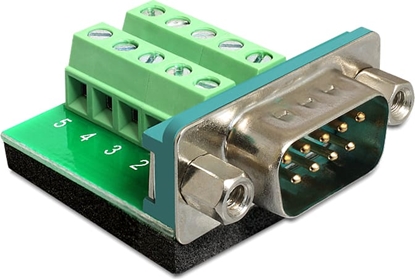 Picture of Adapteris Terminal block > Sub-D 9pin M, Delock